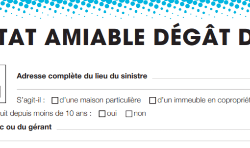 Comment remplir un constat amiable de dégât des eaux ?